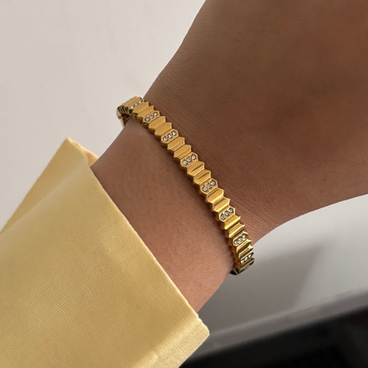 Mihika band - 18k gold plated