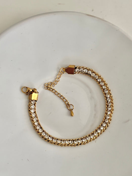 Hazel bracelet - 18k gold plated