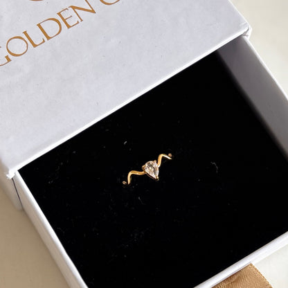 Naira ring - 18k gold plated
