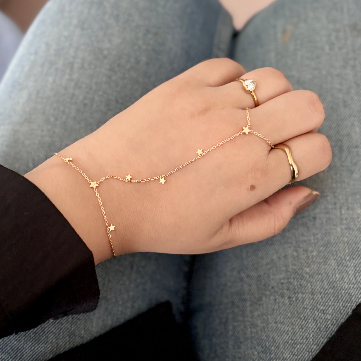 Astra Handchain - 18k gold plated