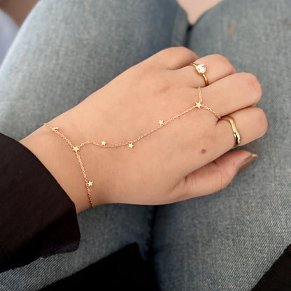 Astra Handchain - 18k gold plated