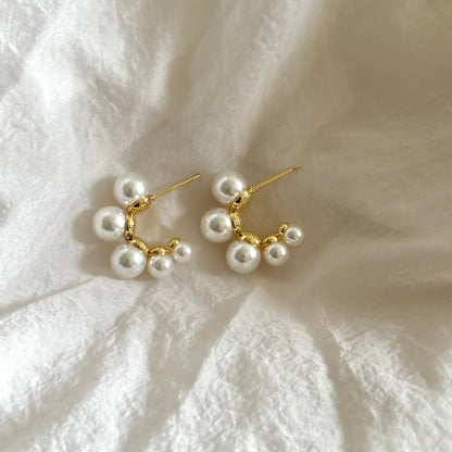 Margo hoops - 18k gold plated