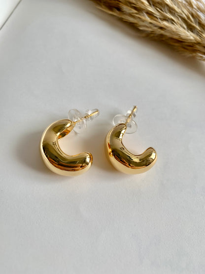 Vera hoops - 18k gold plated