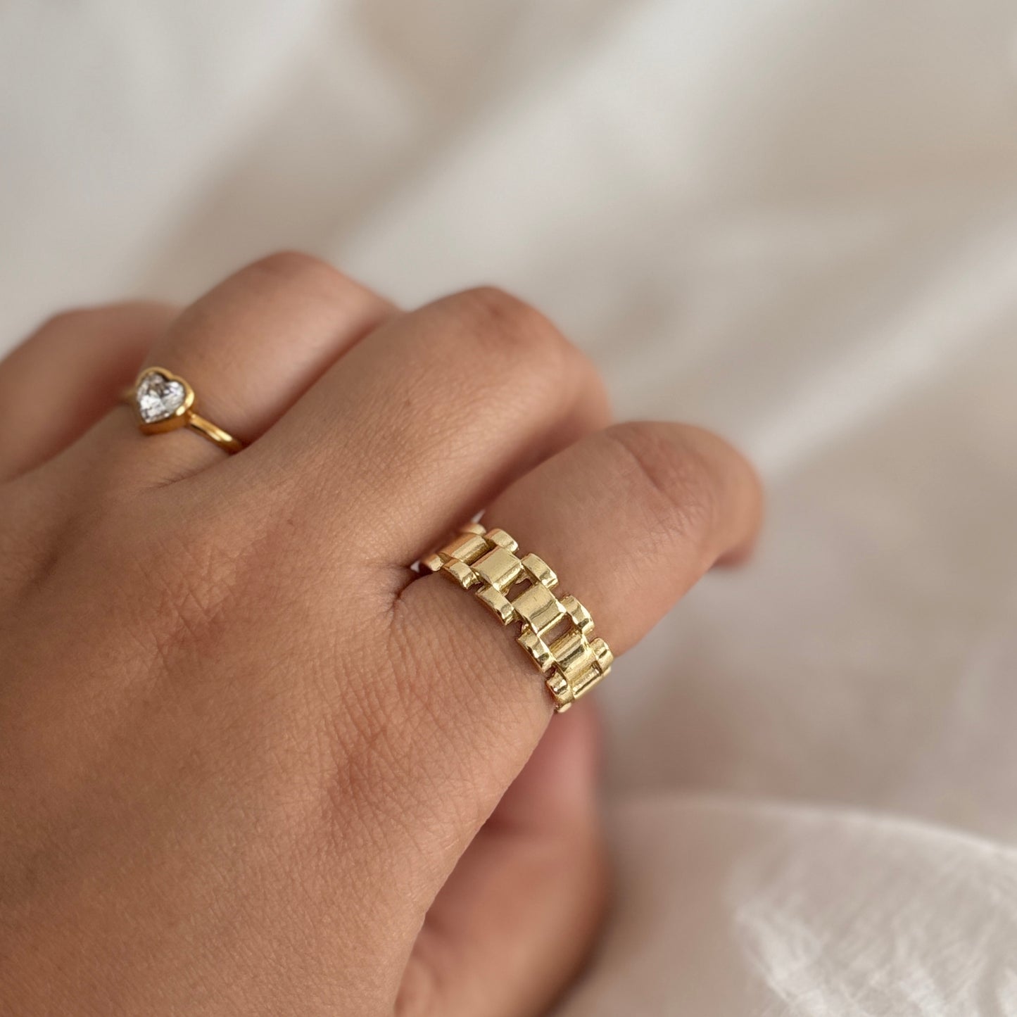 Stella ring - 18k gold plated