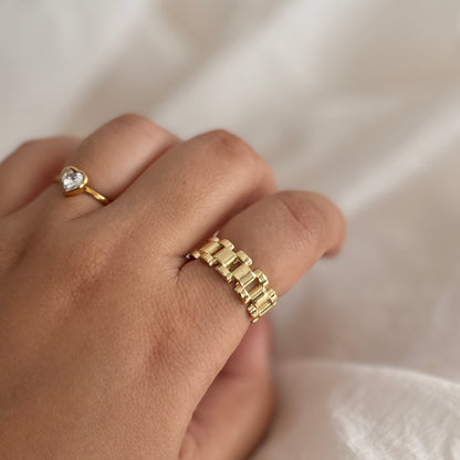 Stella ring - 18k gold plated