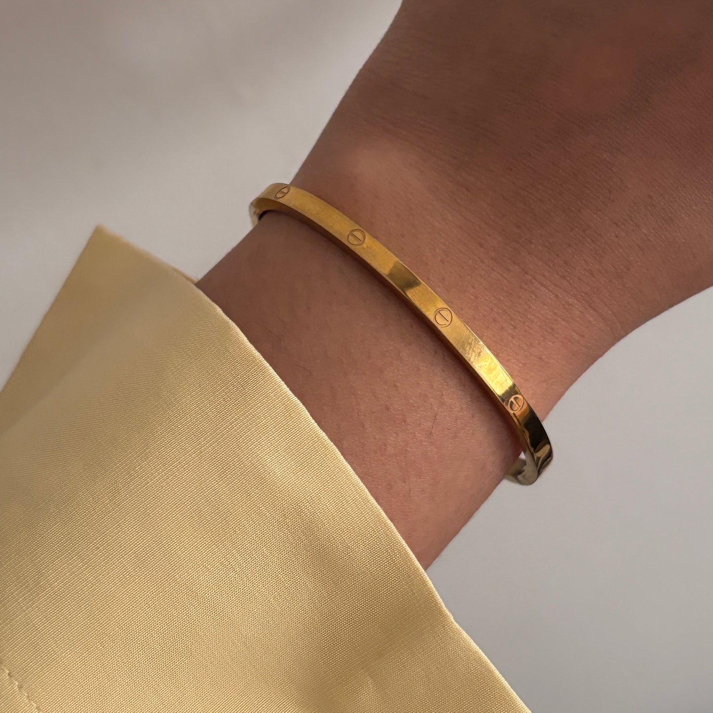 Thin Nora band - 18k gold plated