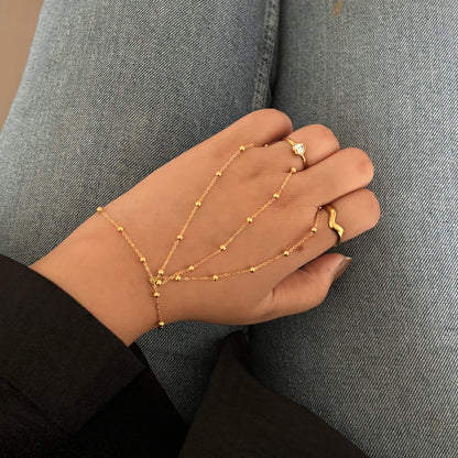 Nina handchain - 18k gold plated