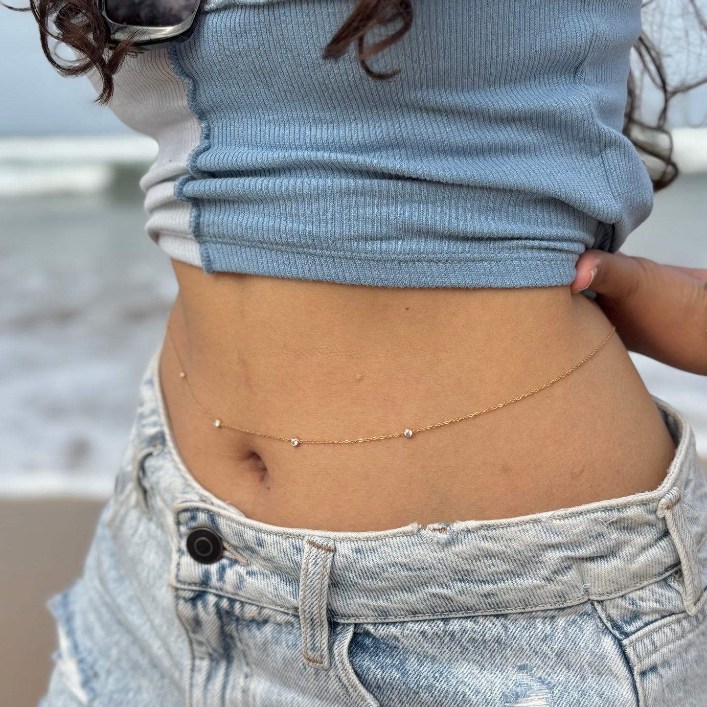 Mira waistchain - 18k gold plated