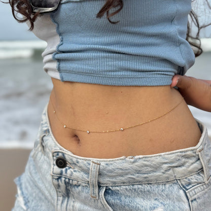 Mira waistchain - 18k gold plated
