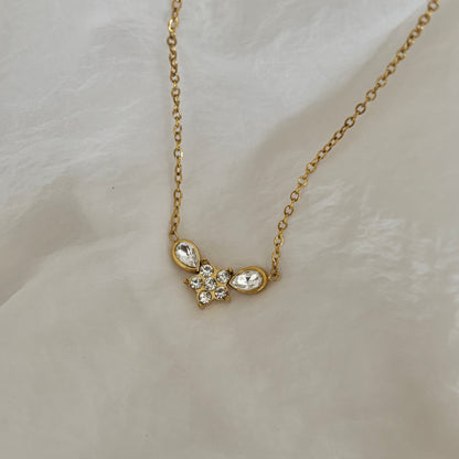 Starlit necklace - 18k gold plated