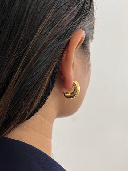 Vera hoops - 18k gold plated
