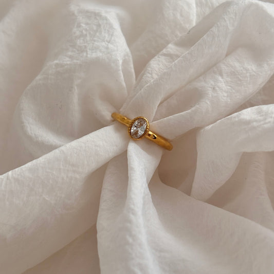 Audrey ring - 18k gold plated