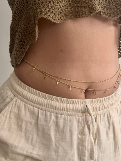 Chrissy waistchain - 18k gold plated