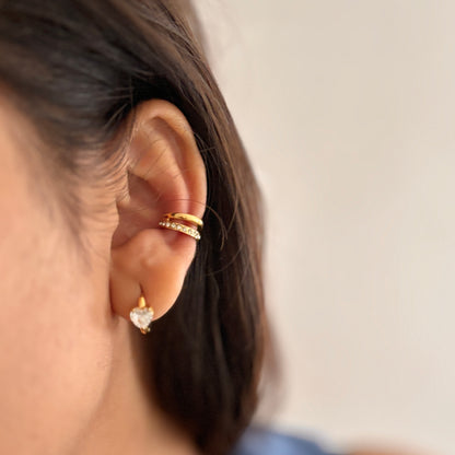Jenny earcuffs - 18k gold plated