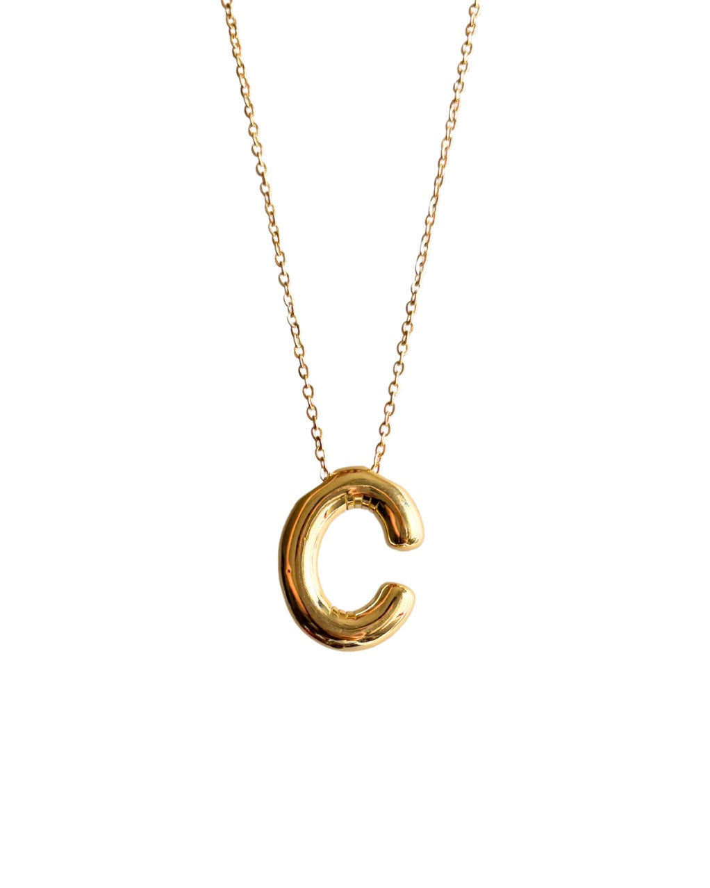 Initial necklace - C