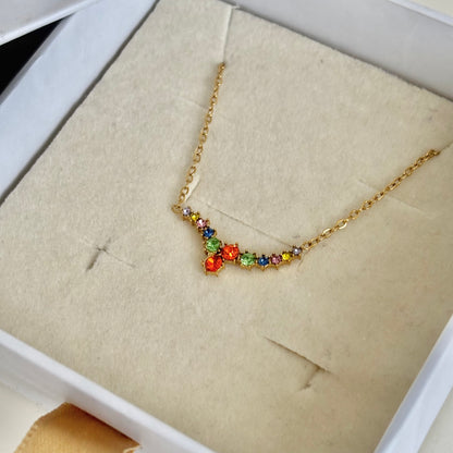 Chromey necklace - 18k gold plated