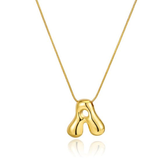 Initial necklace - A