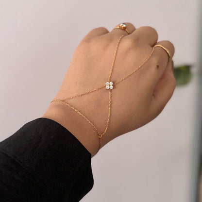 Juliette Handchain - 18k gold plated
