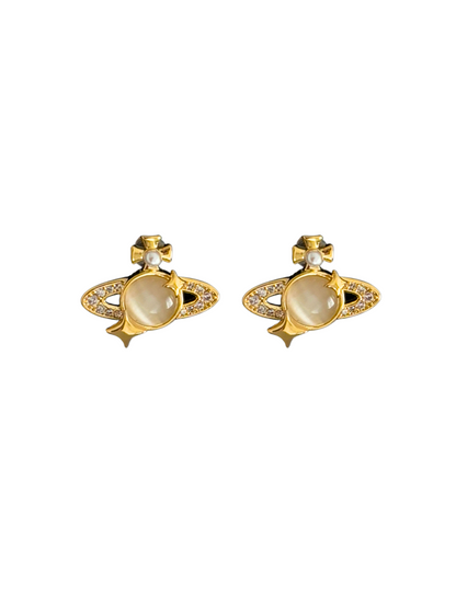 Stella stud earrings- 18k gold plated