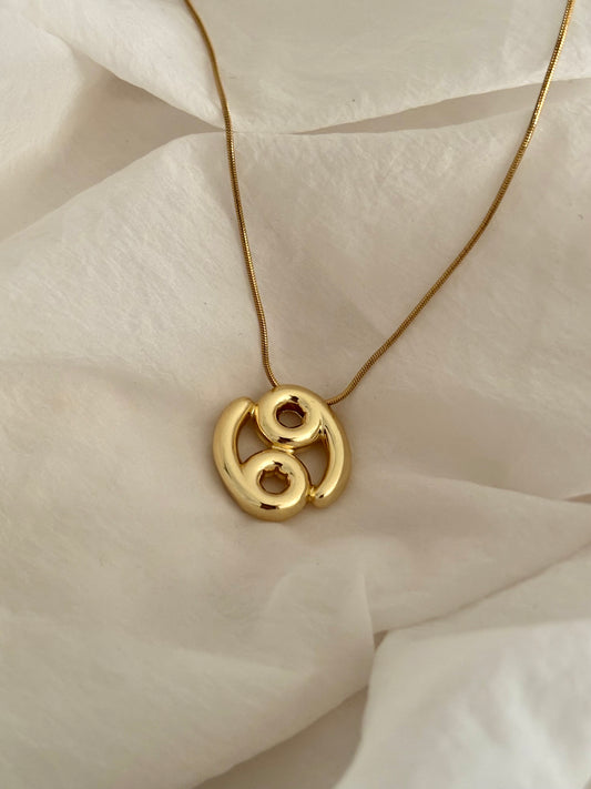Zodiac necklace: Cancer