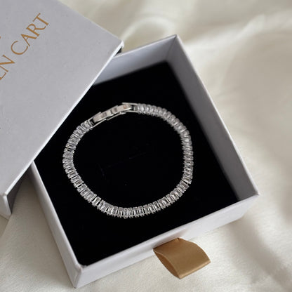 Rhinella bracelet - silver edition
