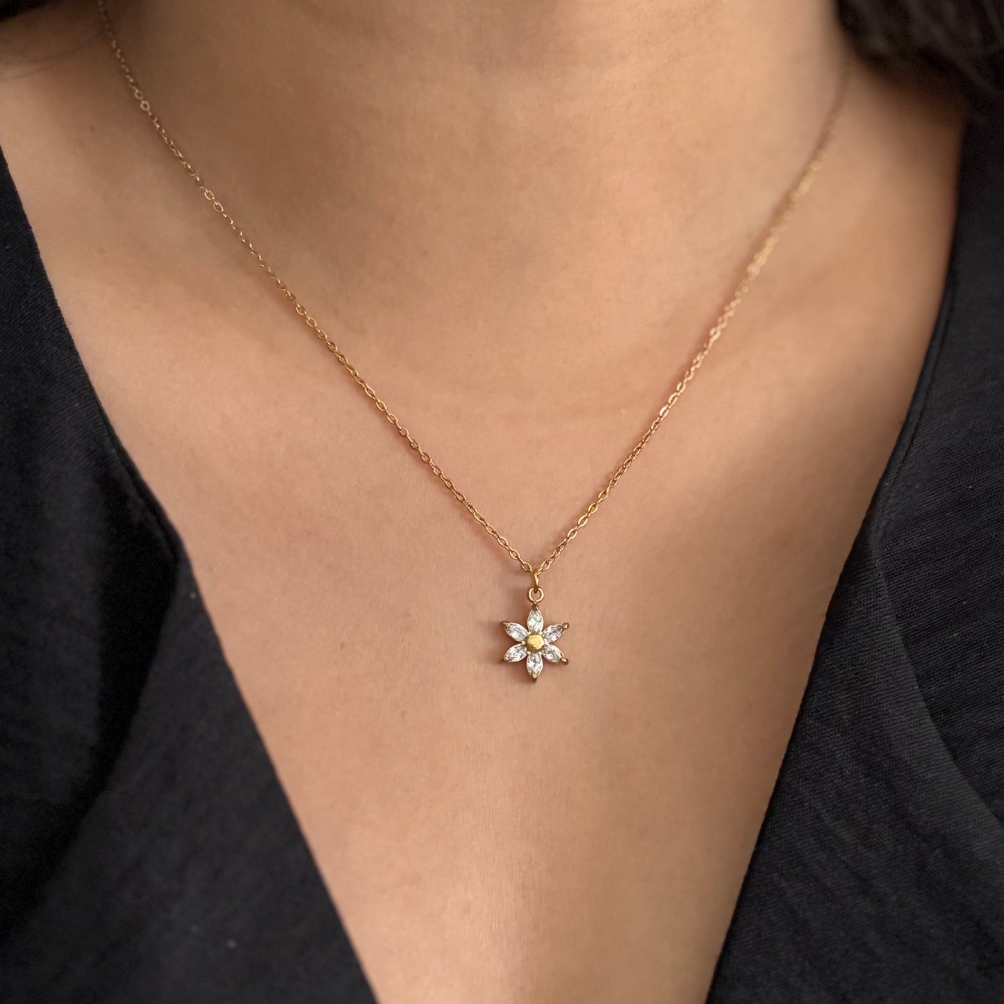 Grace Necklace - 18k Gold Plated