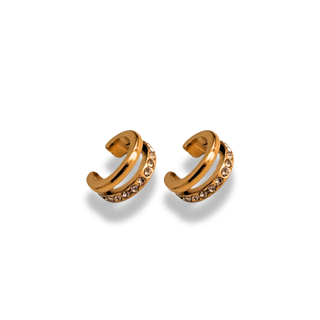 Jenny earcuffs - 18k gold plated
