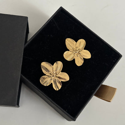 Marigold earrings - 18k gold plated