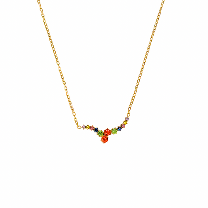 Chromey necklace - 18k gold plated
