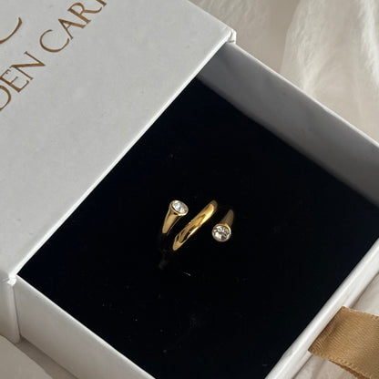 Luna ring - 18k gold plated