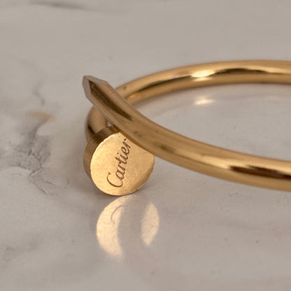 Classic Nail Baby Size Band - 18k Gold Plated