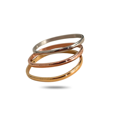 Ziva Baby Size Plain Band - 18k Gold Plated