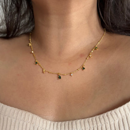 Fern necklace - 18k gold plated