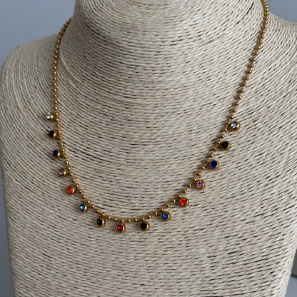 Francesca necklace - 18k gold plated