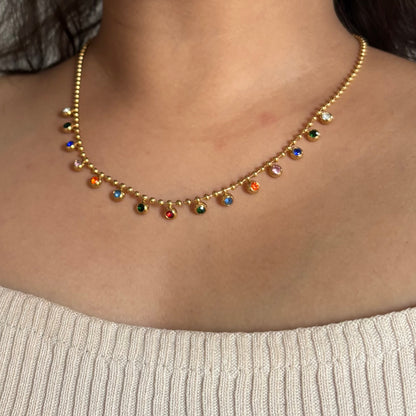 Francesca necklace - 18k gold plated