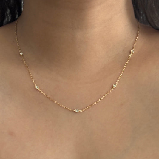 Elara Necklace - 18k Gold Plated