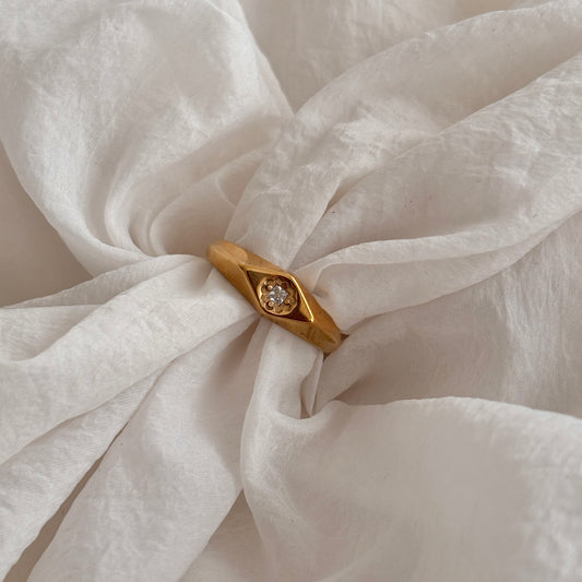 Nova ring - 18k gold plated