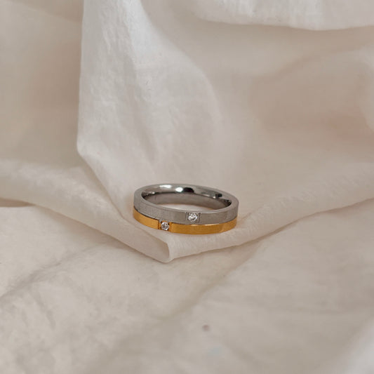 Selena ring - 18k gold plated