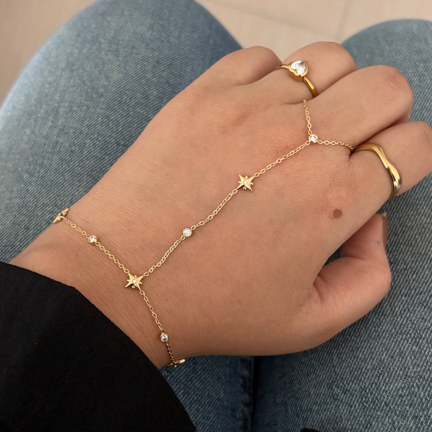 Scarlett Handchain - 18k gold plated