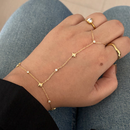 Scarlett Handchain - 18k gold plated
