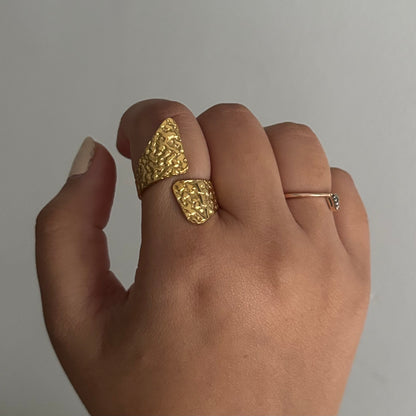 Bianca ring - 18k gold plated