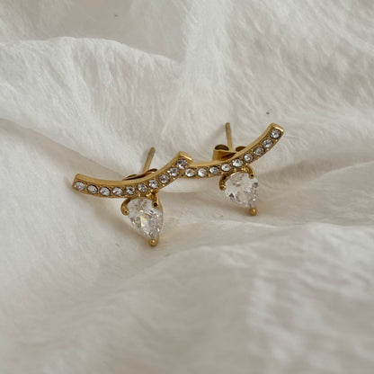 Luna earrings - 18k gold plated