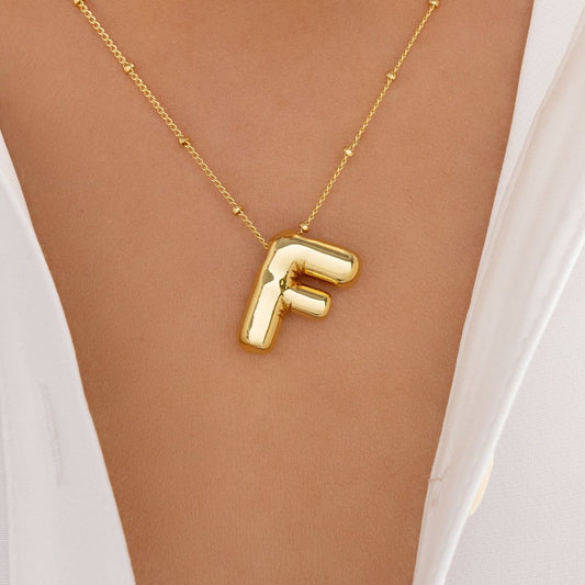 Initial necklace: F