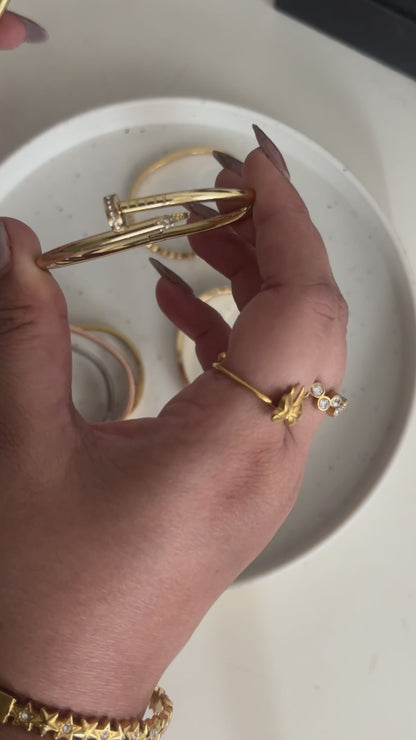 Stella Baby Size Band - 18k Gold Plated